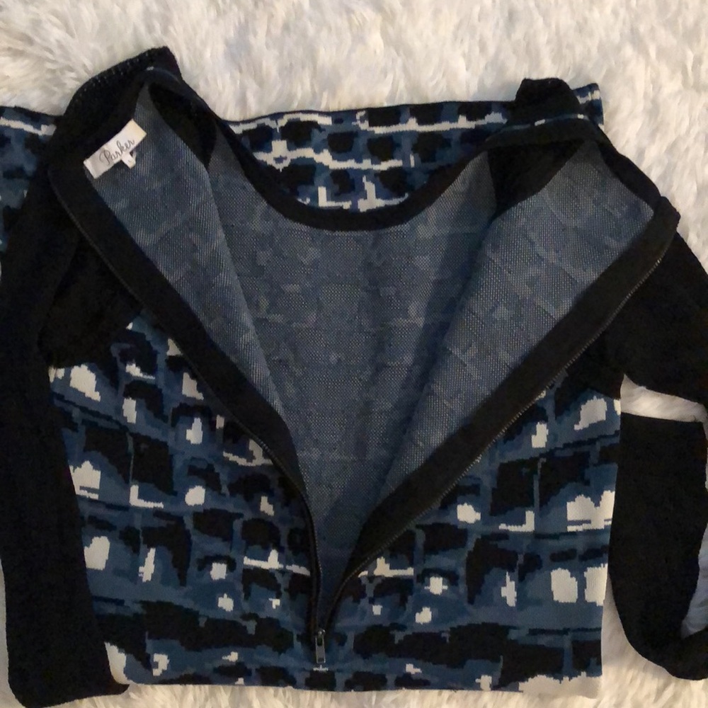 Parker Hartley Knit Dress in Blue & Black ๐๐ค - Picture 12 of 12